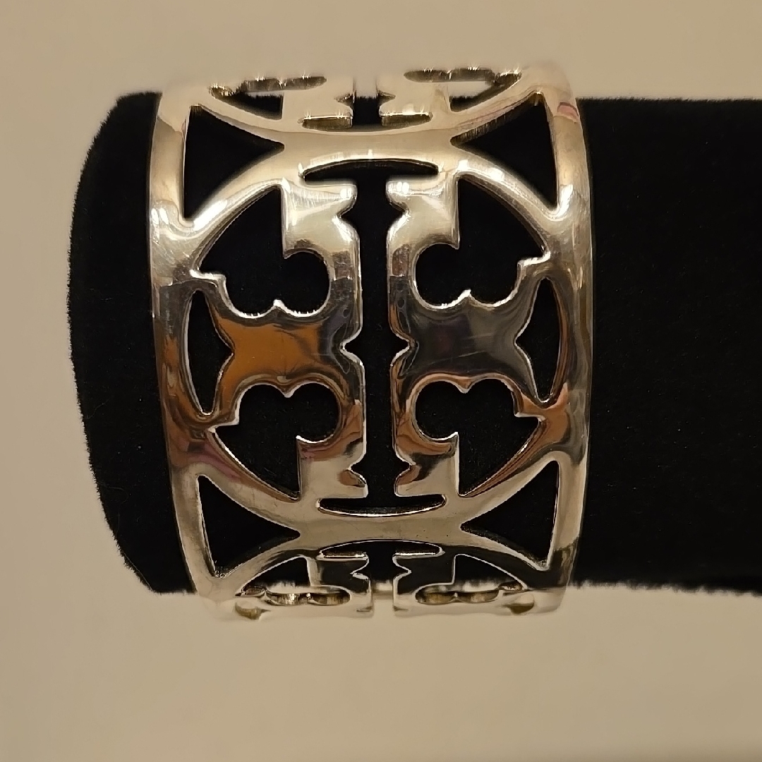 Nwot Tory Burch Silver Plated Cuff Bracelet 80$